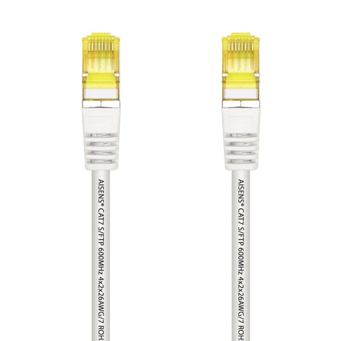 Aisens Cable de Red Cat.7 S/FTP PIMF AWG26 0.5m Blanco